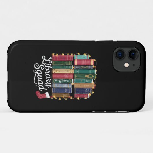 Bibliotheek Squad Kerstboek Liefhebbers Team Readi Case-Mate iPhone Case (Achterkant (horizontaal))