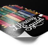 Bibliotheek Squad Kerstboek Liefhebbers Team Readi Foto Afdruk (Hoek)