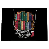 Bibliotheek Squad Kerstboek Liefhebbers Team Readi Groot Cadeauzakje (Voorkant)