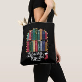 Bibliotheek Squad Kerstboek Liefhebbers Team Readi Tote Bag (Dichtbij)