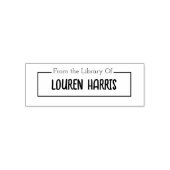 Bibliotheek Stempel Boekstempel Zelfinkt (Design)