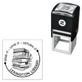 Bibliotheek Stempel Lees het, Bevalt het, Breng he (In situ)