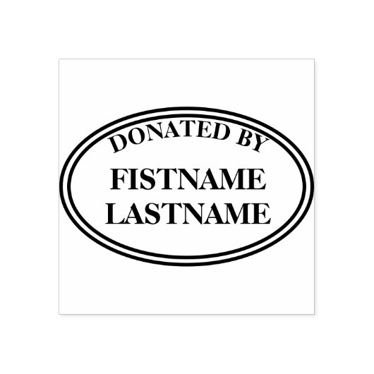 Bibliotheek stempel stijl boek donatie stempel (Afrduk)