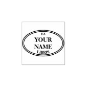 Bibliotheek stempel stijl ex libris boek bord (Afrduk)