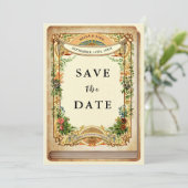 bibliotheek Storybook boek Secret Garden Save The Date (Staand voorkant)