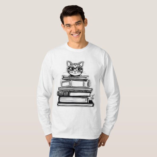 bibliotheek t-shirt (Voorkant volledig)