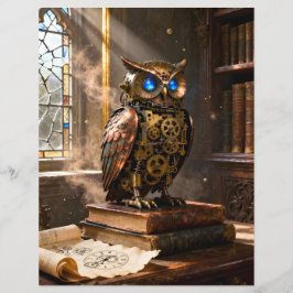 Bibliotheek Uil Scrapbook Papier
