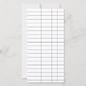 Bibliotheek Uitchecken Kaart Boek Tracker Pamflet (Achterkant)