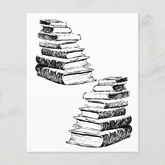 Bibliotheek van aangepaste bladwijzers flyer (Achterkant)