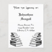 Bibliotheek van aangepaste bladwijzers flyer (Voorkant)