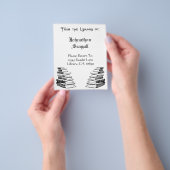 Bibliotheek van aangepaste boekenlegger flyers (Hand)