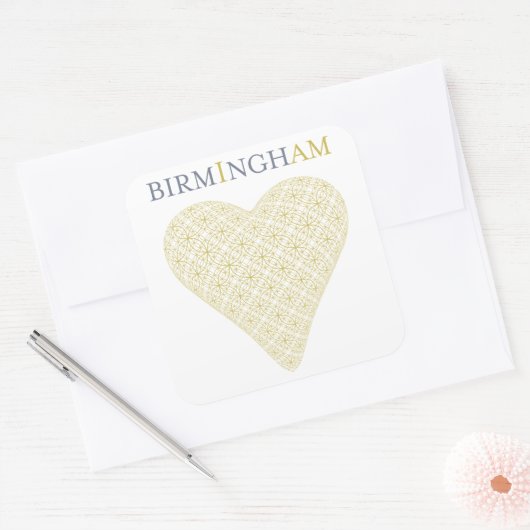 Bibliotheek van Birmingham Stickers (Envelop)