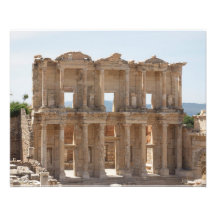 Bibliotheek van Celsus in Ephesus, Turkije