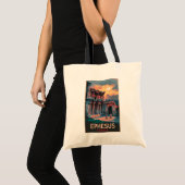 Bibliotheek van Celsus Travel Art Vintage Tote Bag (Voorkant (product))