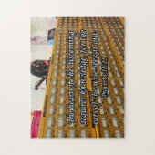 Bibliotheek van Congres Catalogus met Schrift Legpuzzel (Verticaal)