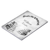 Bibliotheek van de  Boeken Grunge Notitieboek (Linkerzijde)