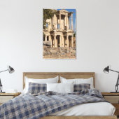 Bibliotheek van Efeze Ruïnes Canvas Afdruk (Insitu (Slaapkamer))