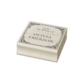 Bibliotheek van Elegant  Lijst Boek Rubberstempel (Stempel)