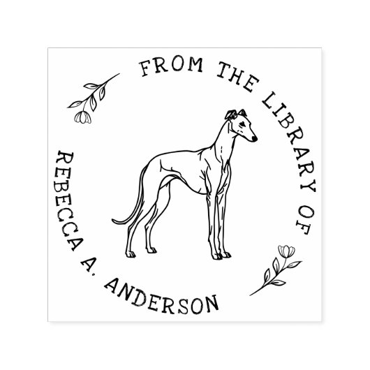Bibliotheek van Greyhound Zelfinktende Stempel (Design)