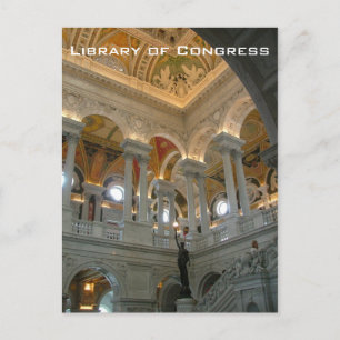 Bibliotheek van het Congres Briefkaart