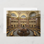 Bibliotheek van het Congres Briefkaart (Voorkant / Achterkant)