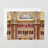 Bibliotheek van het Congres Briefkaart (Voorkant / Achterkant)