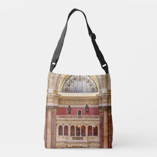 Bibliotheek van het Congres Crossbody Tas (Achterkant)