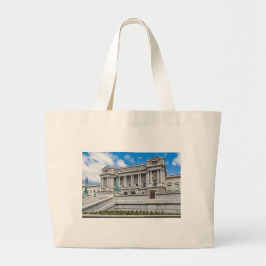 Bibliotheek van het Congres Grote Tote Bag (Voorkant)