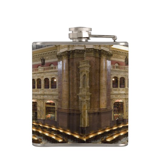 Bibliotheek van het Congres Heupfles (Achterkant)