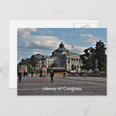 Bibliotheek van het Congres in het mozaïekpatroon Briefkaart (Voorkant / Achterkant)