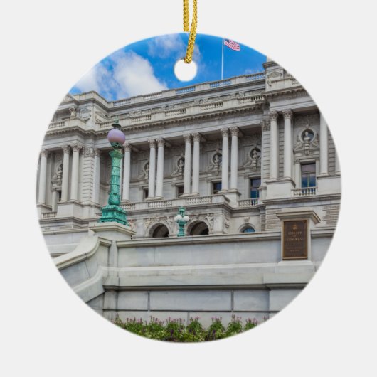 Bibliotheek van het Congres Keramisch Ornament (Voorkant)