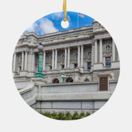 Bibliotheek van het Congres Keramisch Ornament (Achterkant)