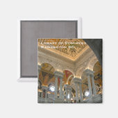 Bibliotheek van het Congres Magneet (Voorkant / Achterkant)