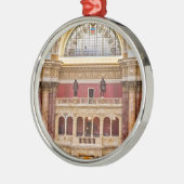 Bibliotheek van het Congres Metalen Ornament (Links)