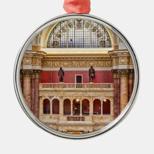 Bibliotheek van het Congres Metalen Ornament (Voorkant)