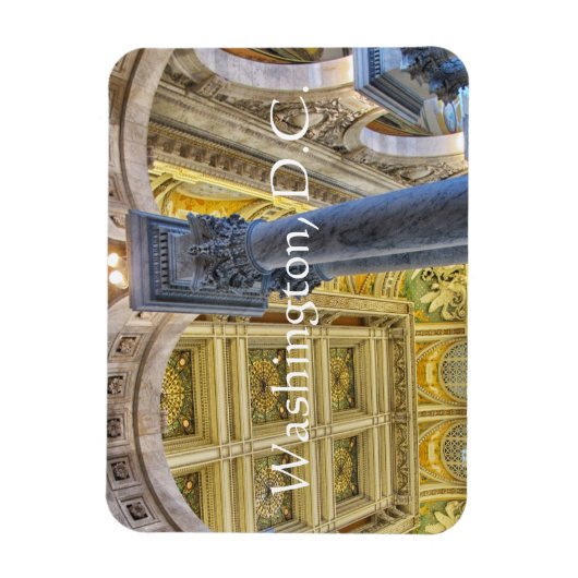Bibliotheek van het congres plafond. Washington, D Magneet (Verticaal)