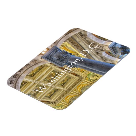 Bibliotheek van het congres plafond. Washington, D Magneet (Linkerzijde)