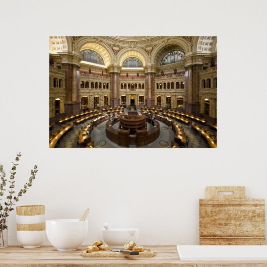 Bibliotheek van het Congres Poster (Keuken)