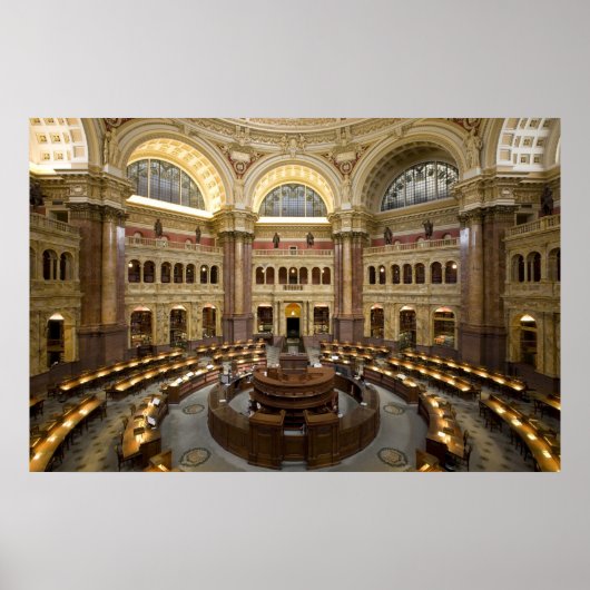 Bibliotheek van het Congres Poster (Voorkant)