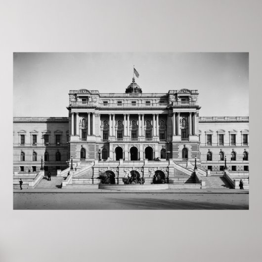 Bibliotheek van het Congres Poster (Voorkant)