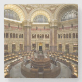 Bibliotheek van het Congres Stenen Onderzetter (Voorkant)