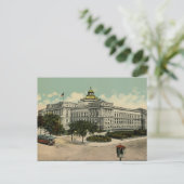 Bibliotheek van het Congres Washington DC 1900 Briefkaart (Staand voorkant)