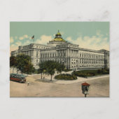 Bibliotheek van het Congres Washington DC 1900 Briefkaart (Voorkant)
