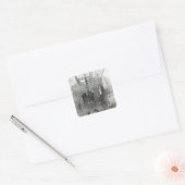 Bibliotheek van het Hogerhuis Vierkante Sticker (Envelop)