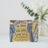 Bibliotheek van het plafond van het Congres Briefkaart (Staand voorkant)