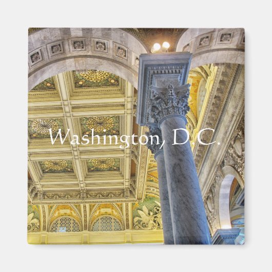 Bibliotheek van het plafond van het Congres Magneet (Voorkant)