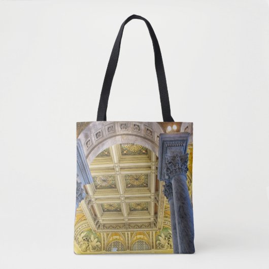 Bibliotheek van het plafond van het Congres Tote Bag (Voorkant)