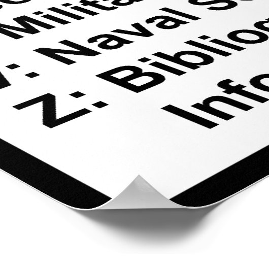 Bibliotheek van het Systeem van de Catalogus van h Poster (Hoek)