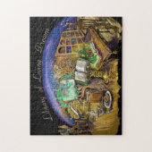 Bibliotheek van levensdromen legpuzzel (Verticaal)