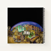 Bibliotheek van levensdromen notitieboek (Achterkant)